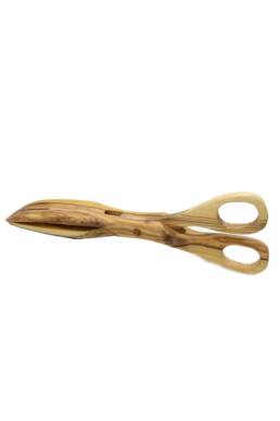 Olive Wood Scissors/Tongs