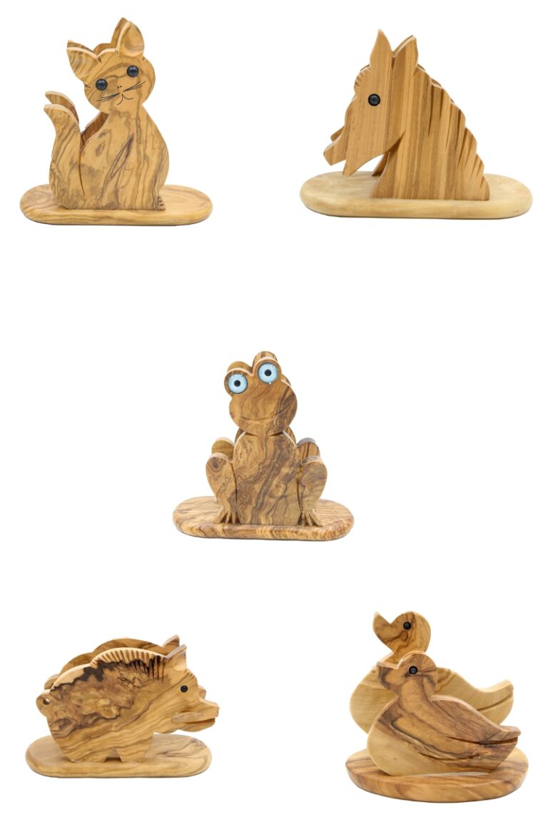 Olive Wood Napkins Holders Mavroudis Olive Oil